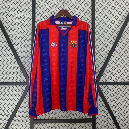 Retro FC Barcelona 1996-1997 home Long Sleeve Main image