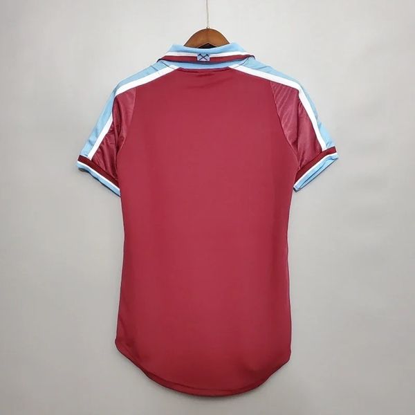 Maillot domicile rétro de West Ham United 1999-2001 Image secondaire du produit
