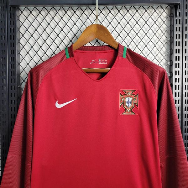 Retro Portugal 2016 home Long Sleeve