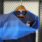 Maillot de foot vintage manches longues domicile France 2018