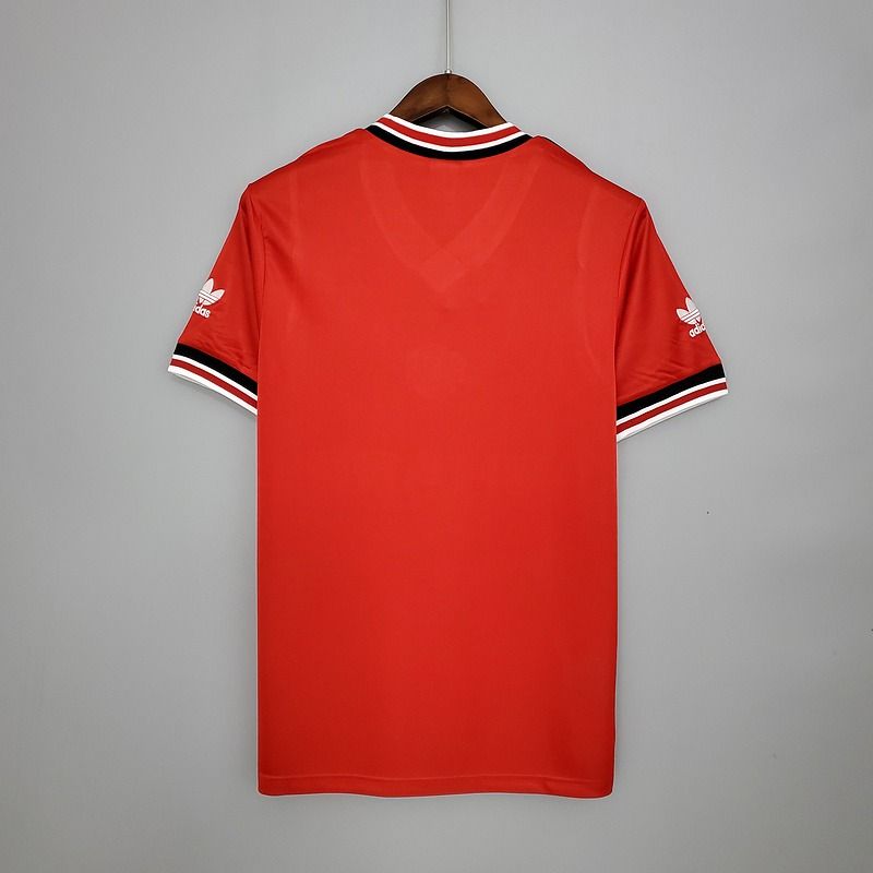 Maillot domicile rétro de Manchester United 1985-1986