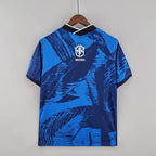 Maillot de foot bleu classique Brésil 2022