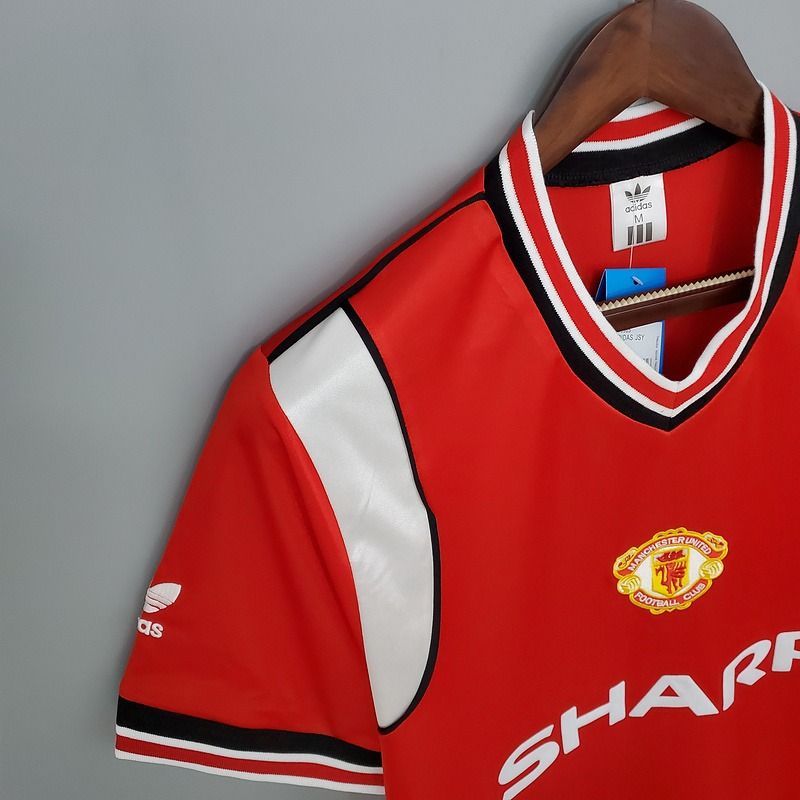 Maillot domicile rétro de Manchester United 1985-1986