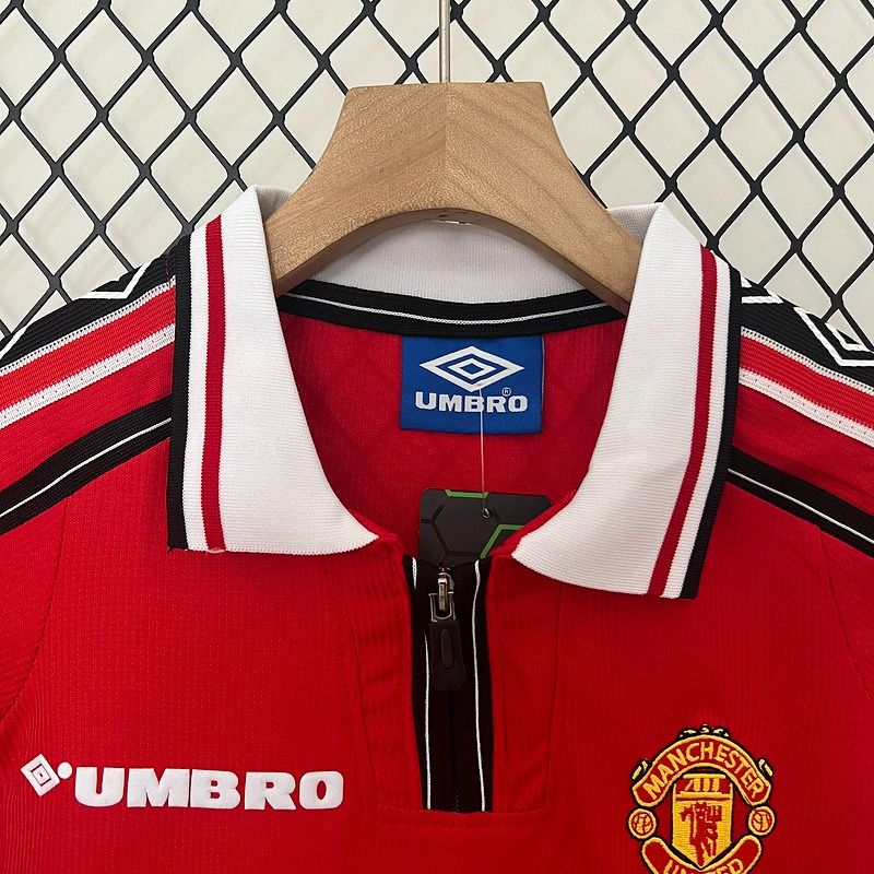 Maillot enfant Manchester United domicile 1998-1999 rétro