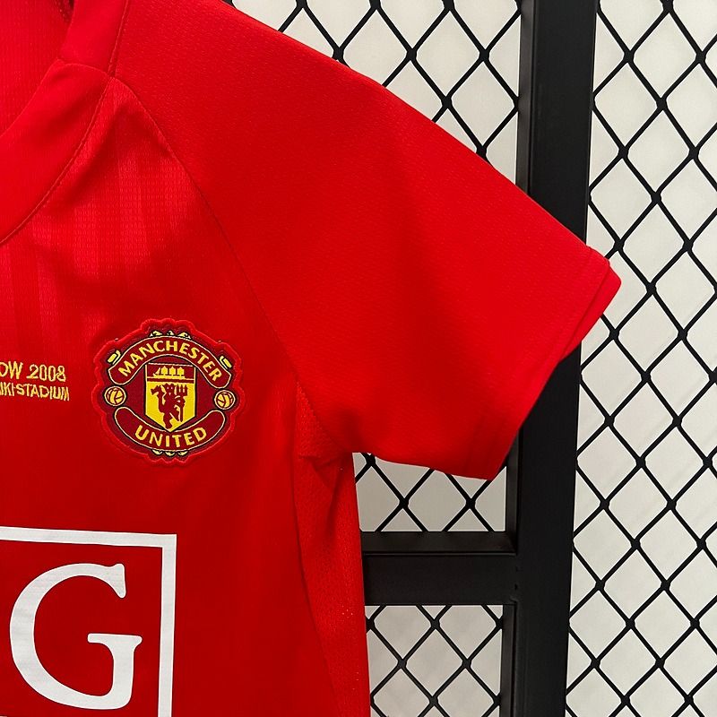 Enfants Rétro Manchester United Domicile 2007-2008