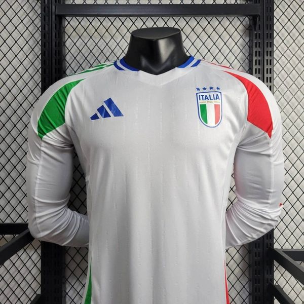 Italie 2024 extérieur joueur manches longues
