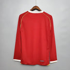 Maillot rétro domicile Manchester United 2006-2007 manches longues