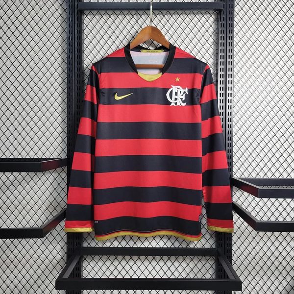 Maillot Rétro CR Flamengo Domicile Manches Longues 2008-2009