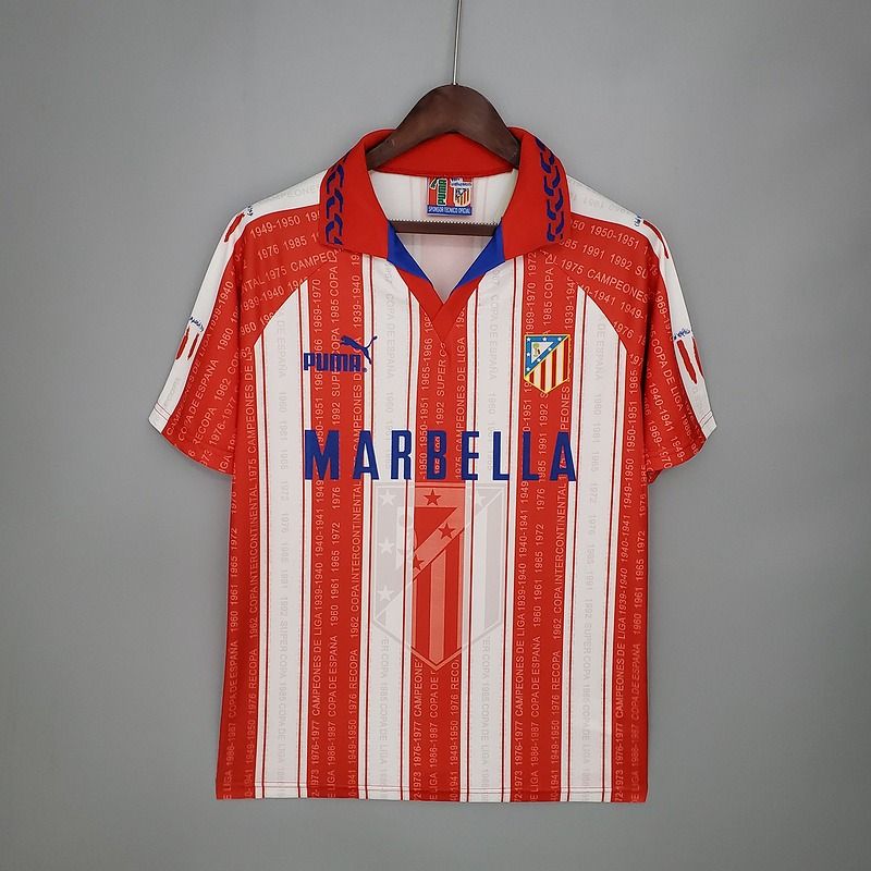 Retro Atletico Madrid 1995-1996 home Main image