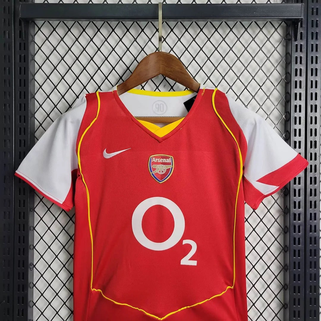Maillot domicile Arsenal FC Rétro Enfant 2004-2005