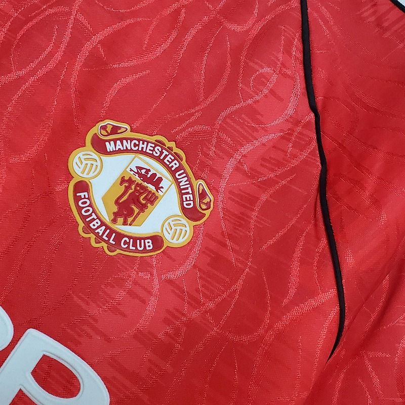 Maillot domicile rétro de Manchester United 1990-1992