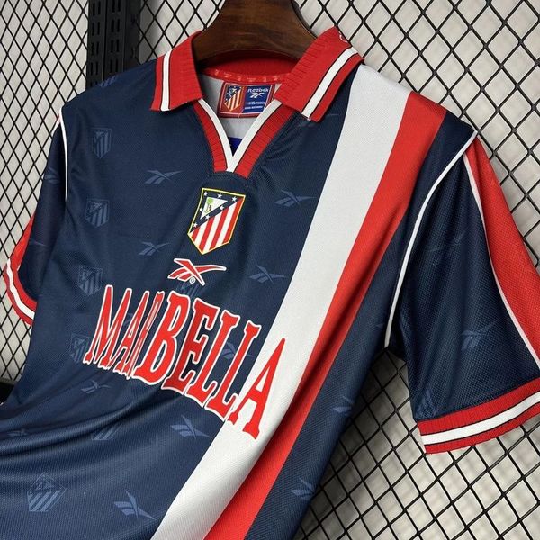 Maillot rétro de l'Atlético de Madrid extérieur 1998-1999