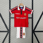 Maillot enfant Manchester United domicile 1998-1999 rétro