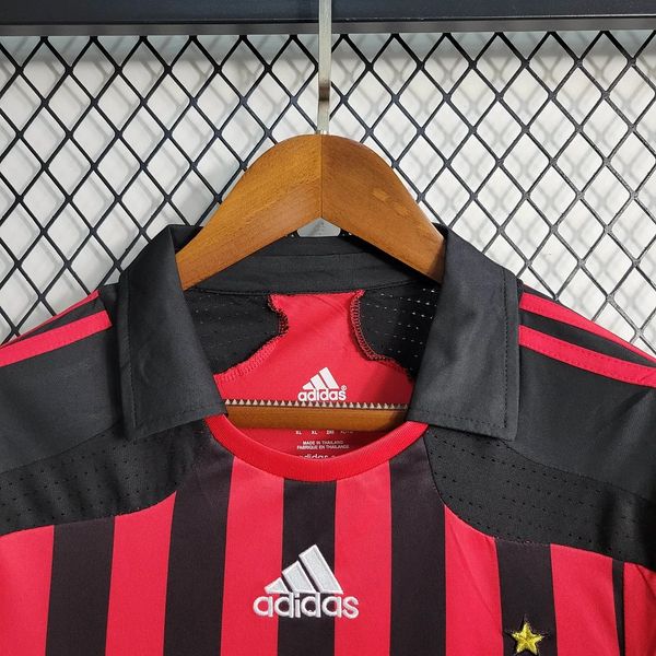 Maillot rétro AC Milan domicile manches longues 2007-2008