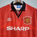 Maillot domicile rétro de Manchester United 1994-1996