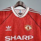 Maillot domicile rétro de Manchester United 1990-1992