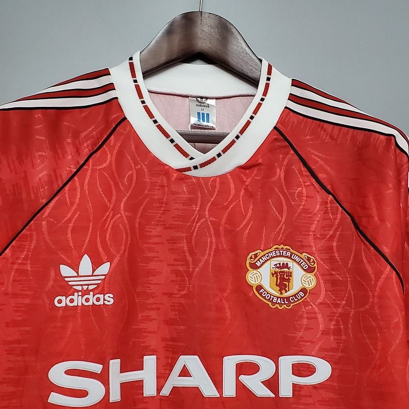 Maillot domicile rétro de Manchester United 1990-1992