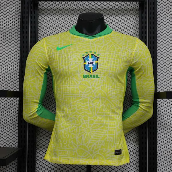 Brazil 2024 home player Long Sleeve Main image