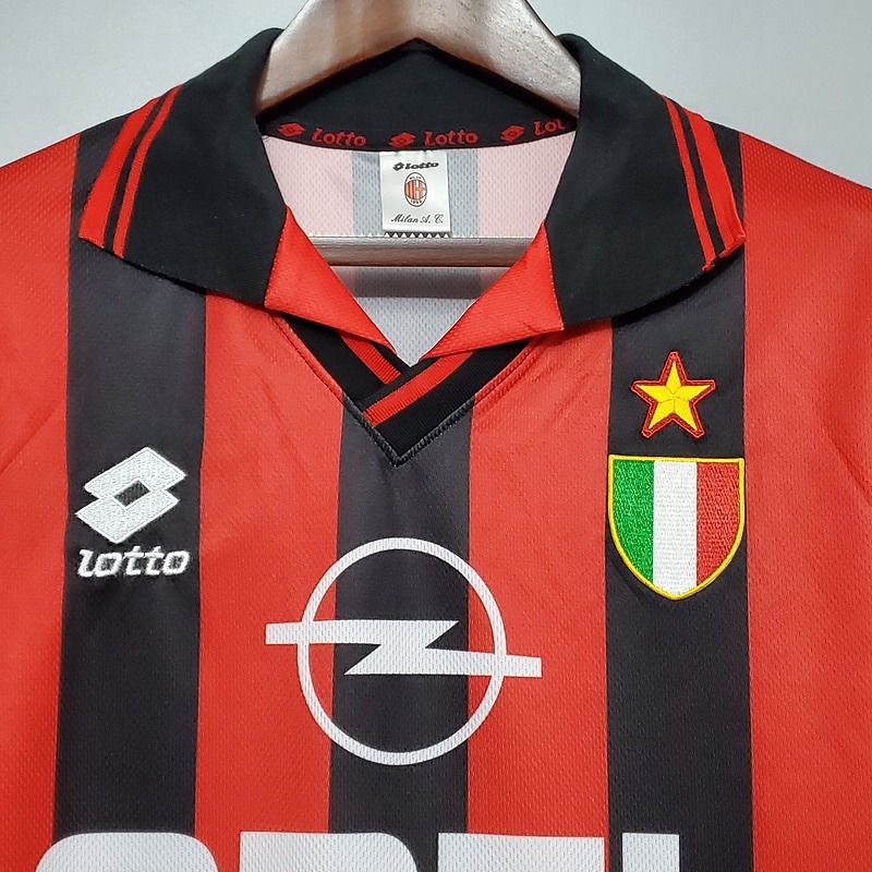 Maillot domicile rétro AC Milan 1996-1997