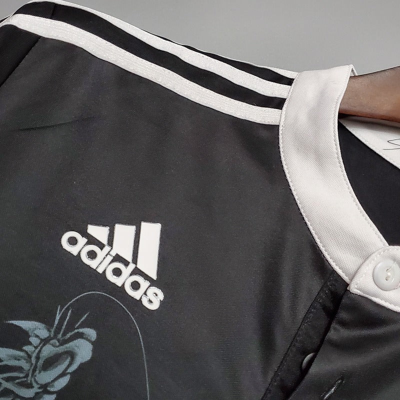 Retro Real Madrid 2014-2015 deuxième maillot extérieur manches longues