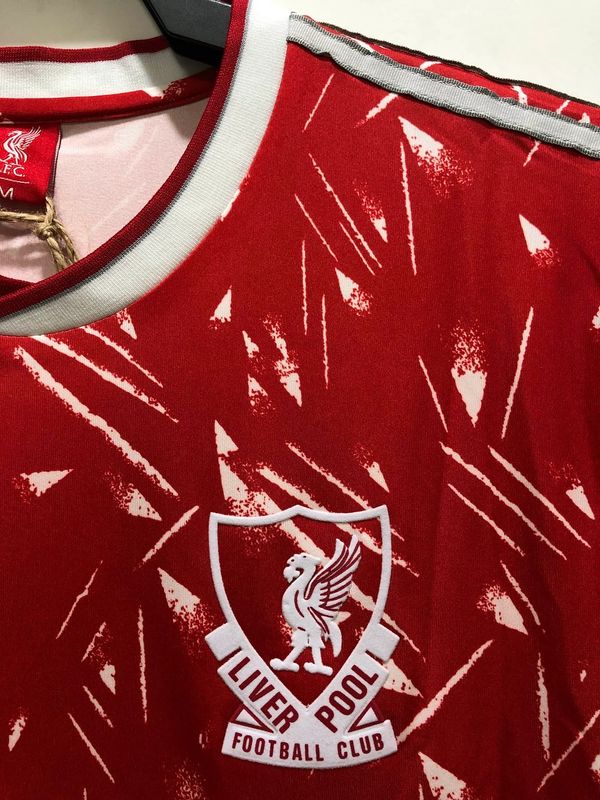 Maillot rétro domicile manches longues Liverpool FC 1989-1991
