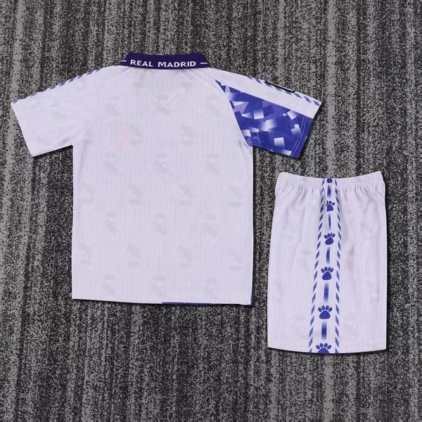 Maillot Rétro Enfant Real Madrid 1996-1997 extérieur secondaire Image secondaire du produit