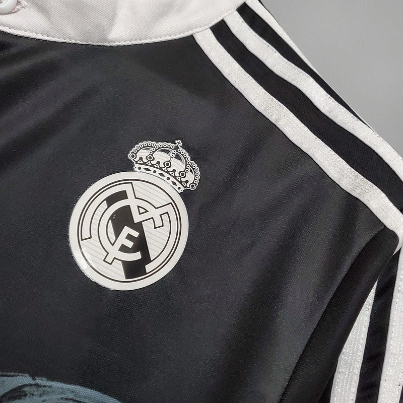 Retro Real Madrid 2014-2015 deuxième maillot extérieur manches longues