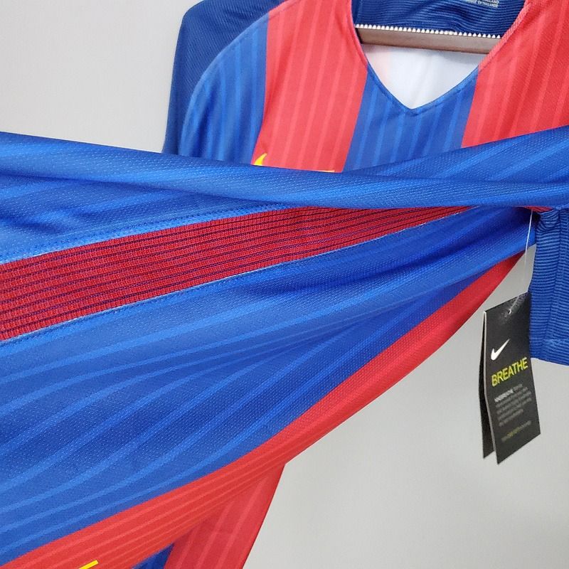 Maillot domicile rétro du FC Barcelone 2016-2017