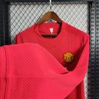 Maillot domicile rétro Manchester United 2007-2008 à manches longues