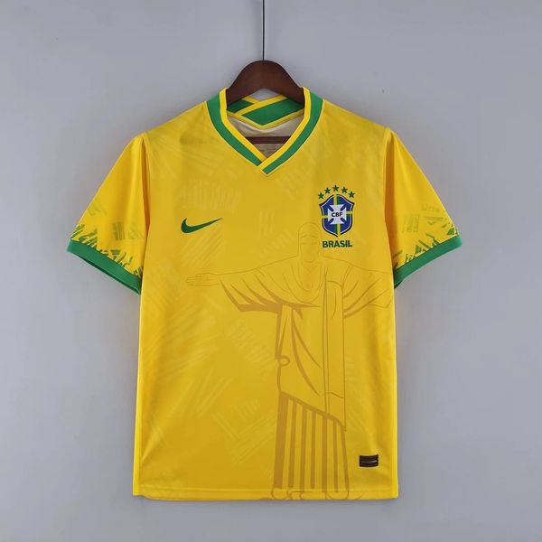 Brazil 2022 Classic Yellow Soccer Jersey Main image