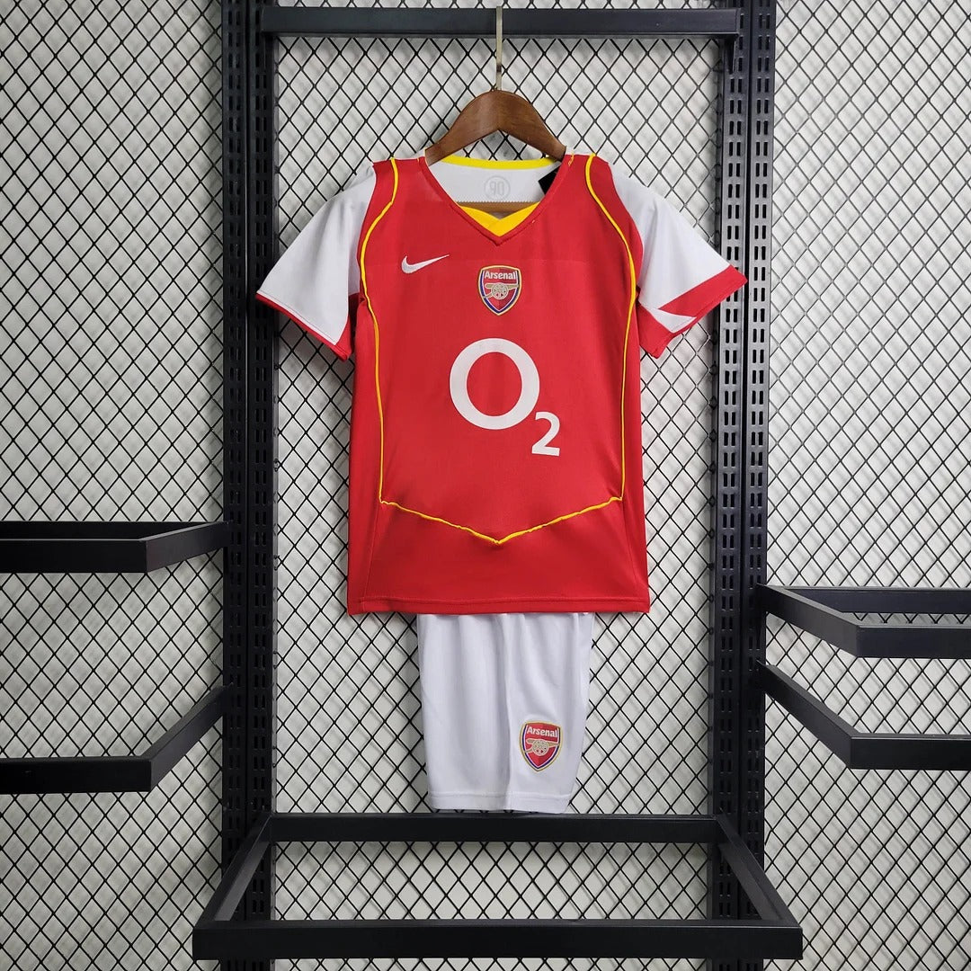 Maillot domicile Arsenal FC Rétro Enfant 2004-2005 Image principale du produit