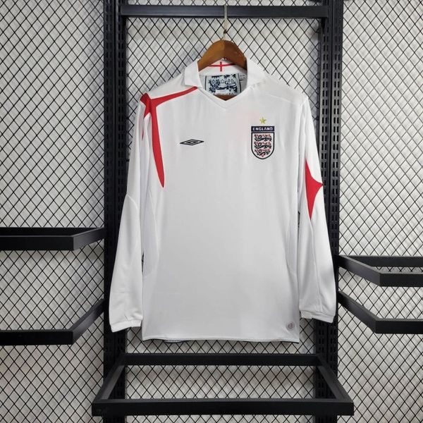 Retro England 2006 home Long Sleeve