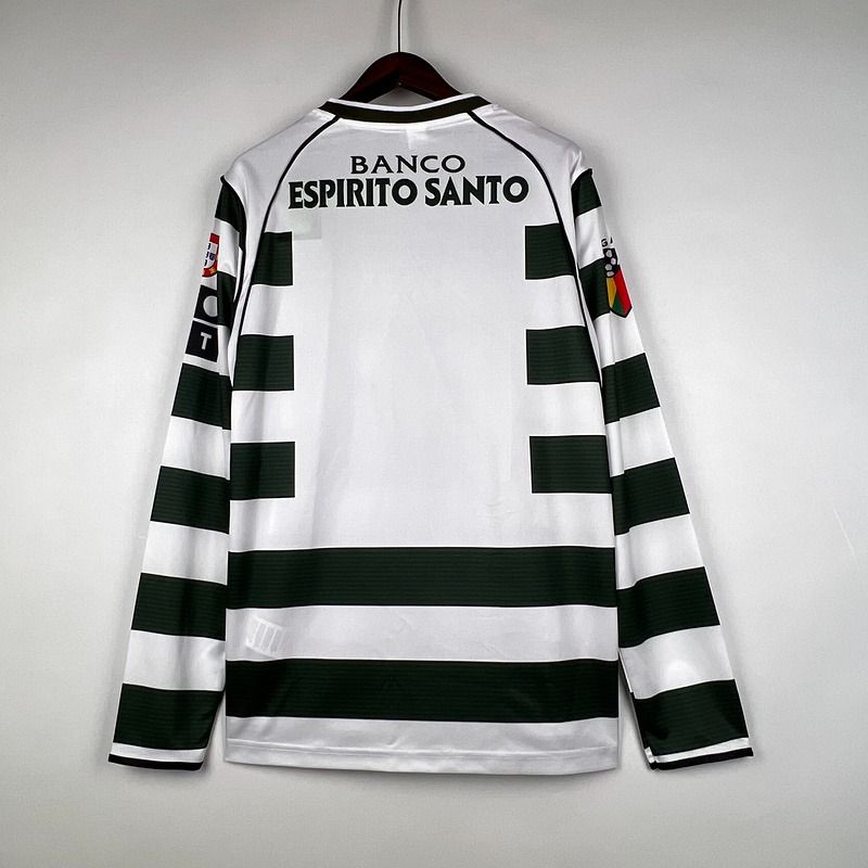 Retro Sporting Lisbon 2001-2003 home Long Sleeve Secondary image