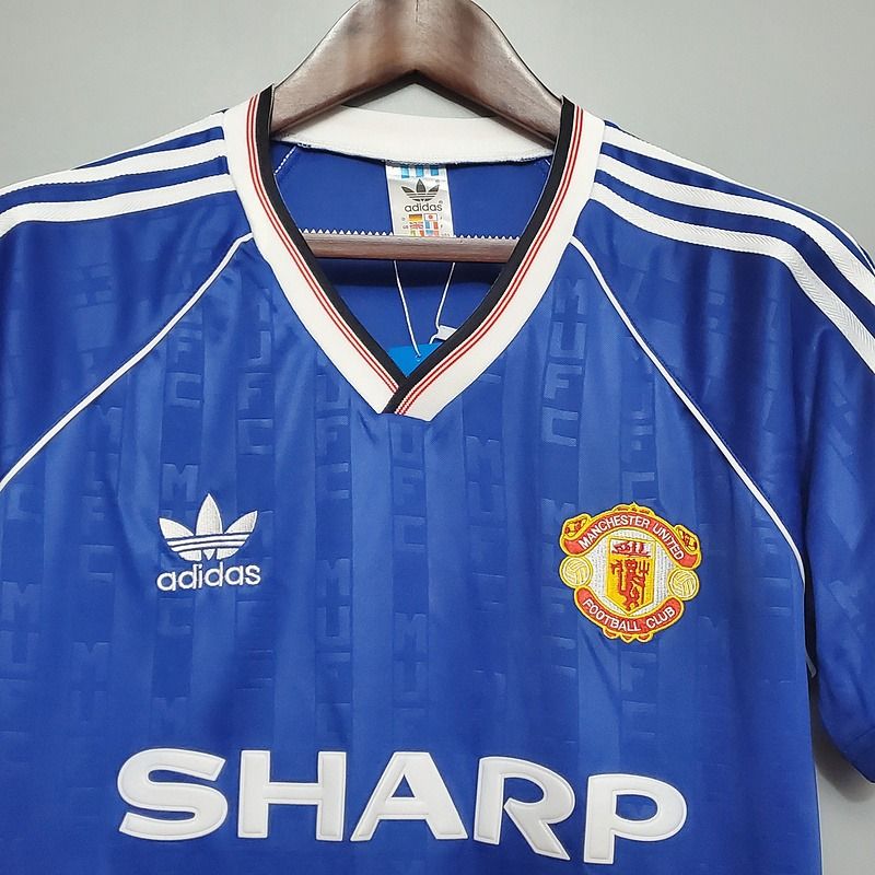Retro Manchester United 1988-1990 second away
