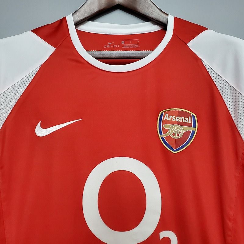 Maillot domicile rétro Arsenal FC 2002-2004