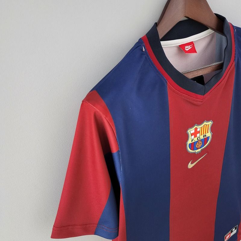 Maillot Domicile Rétro FC Barcelone 1998-1999
