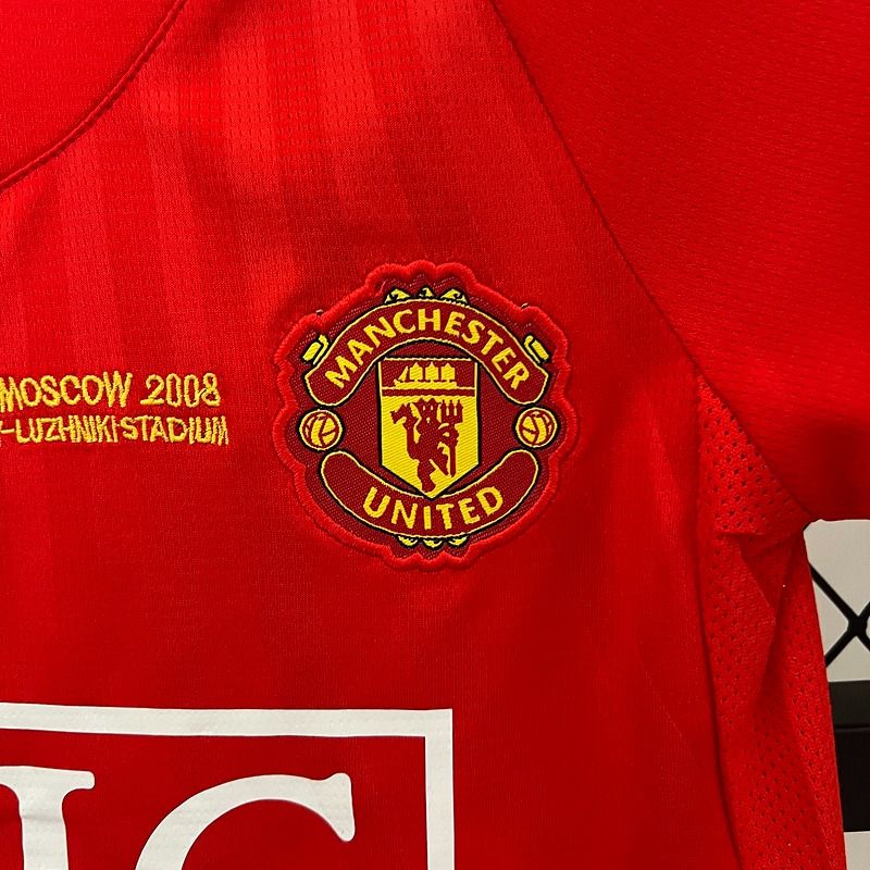 Enfants Rétro Manchester United Domicile 2007-2008