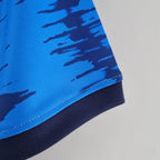 Maillot de foot bleu classique Brésil 2022