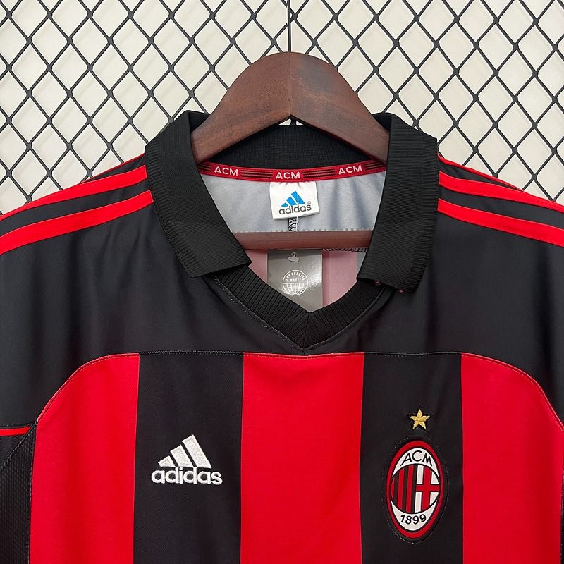 Maillot domicile rétro AC Milan 2000-2001