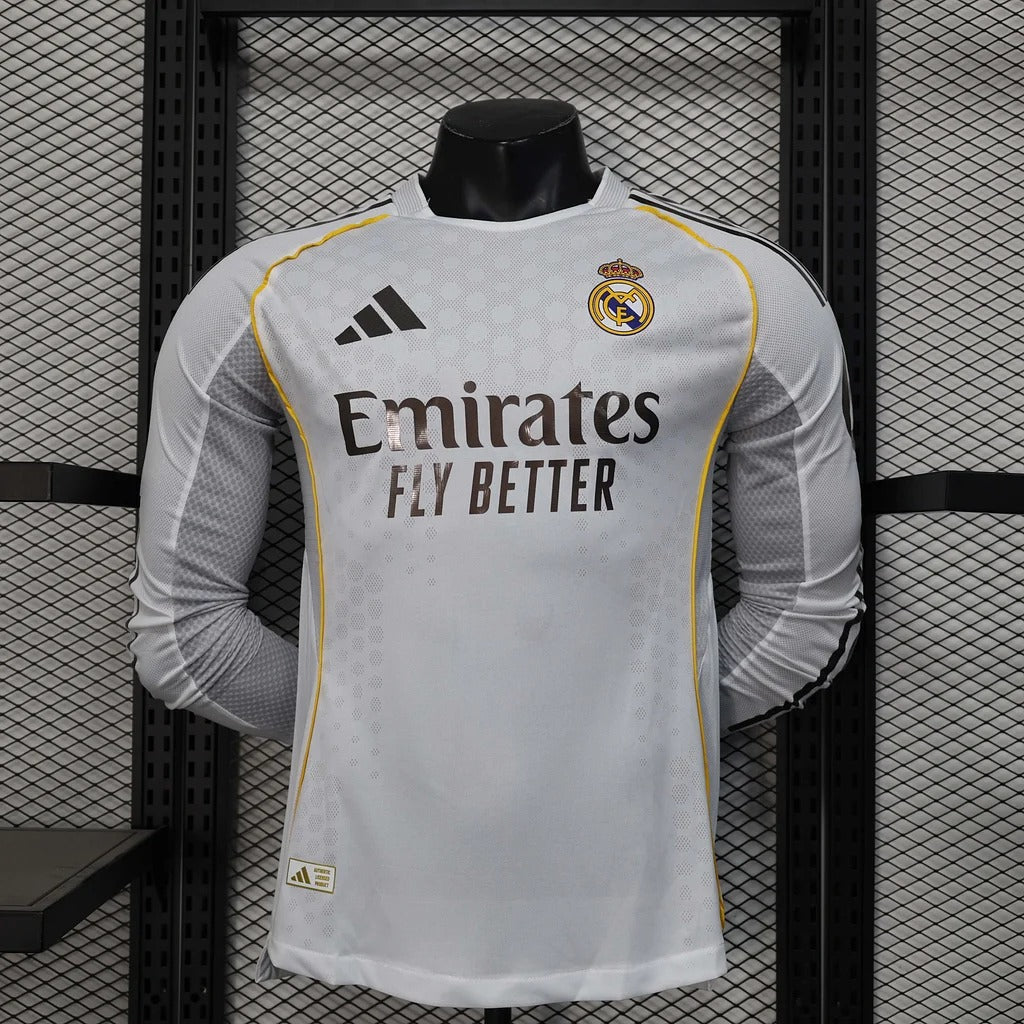 Real Madrid 2025-2026 domicile Manches Longues Image principale du produit