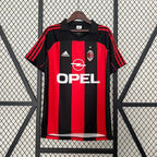 Maillot domicile rétro AC Milan 2000-2002