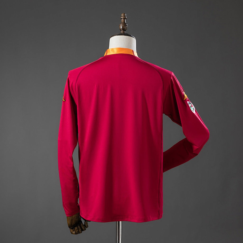 Retro AS Roma 2000-2001 home Long Sleeve
