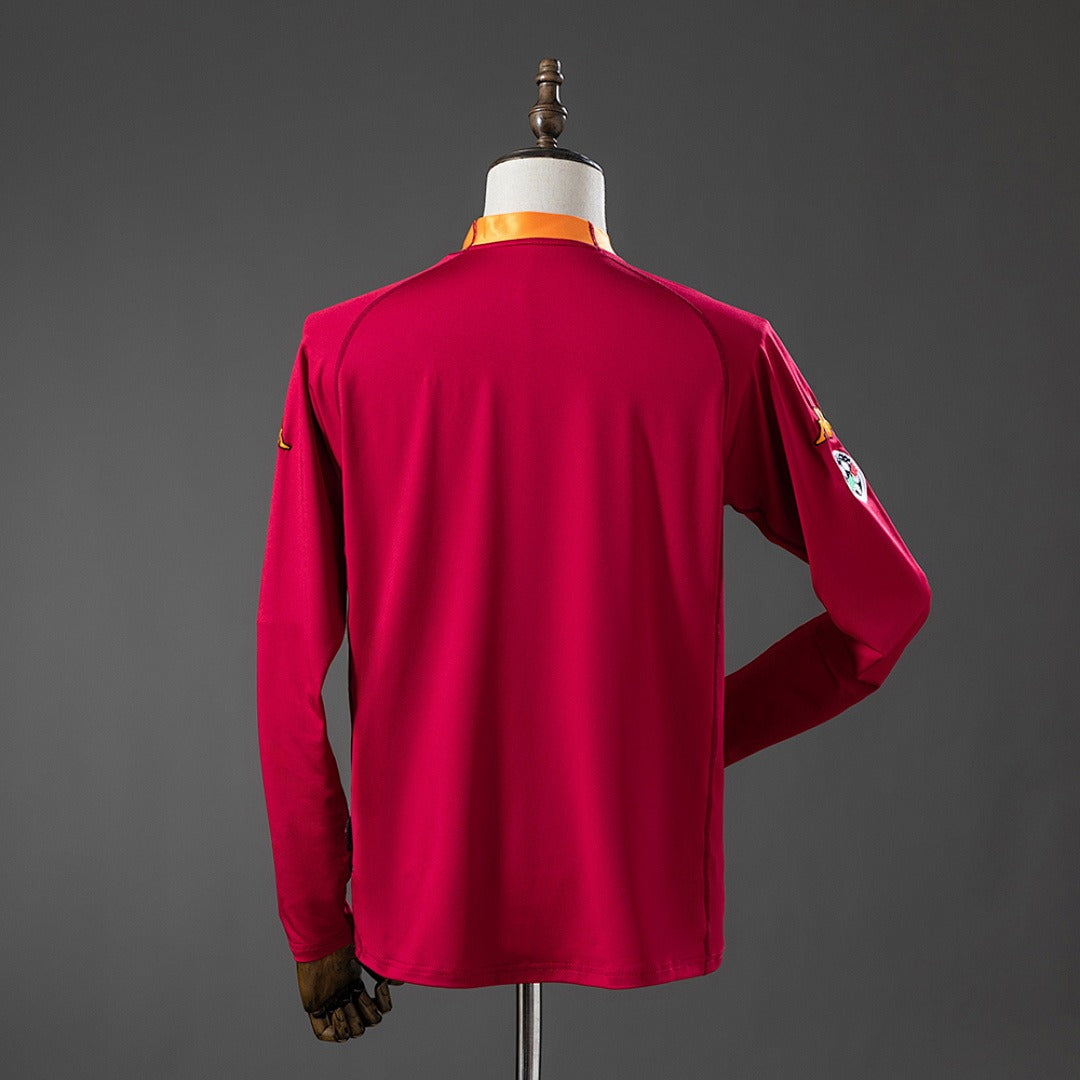 Retro AS Roma 2000-2001 home Long Sleeve