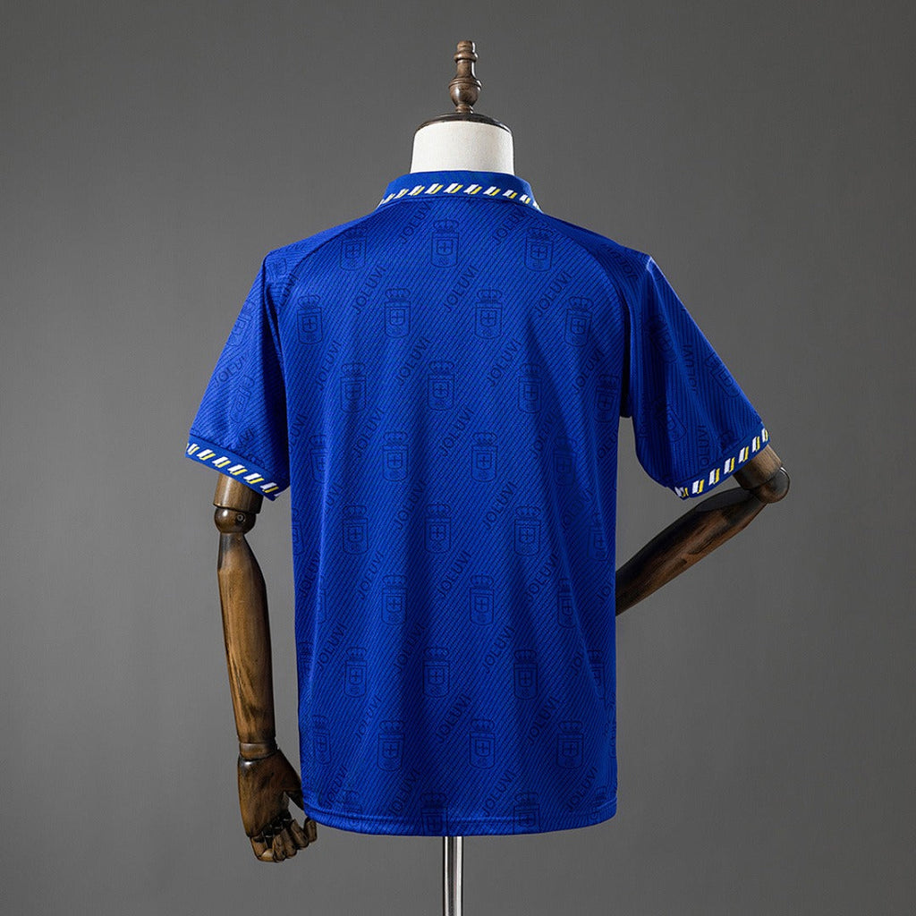 Maillot domicile rétro du Real Oviedo 1995-1996
