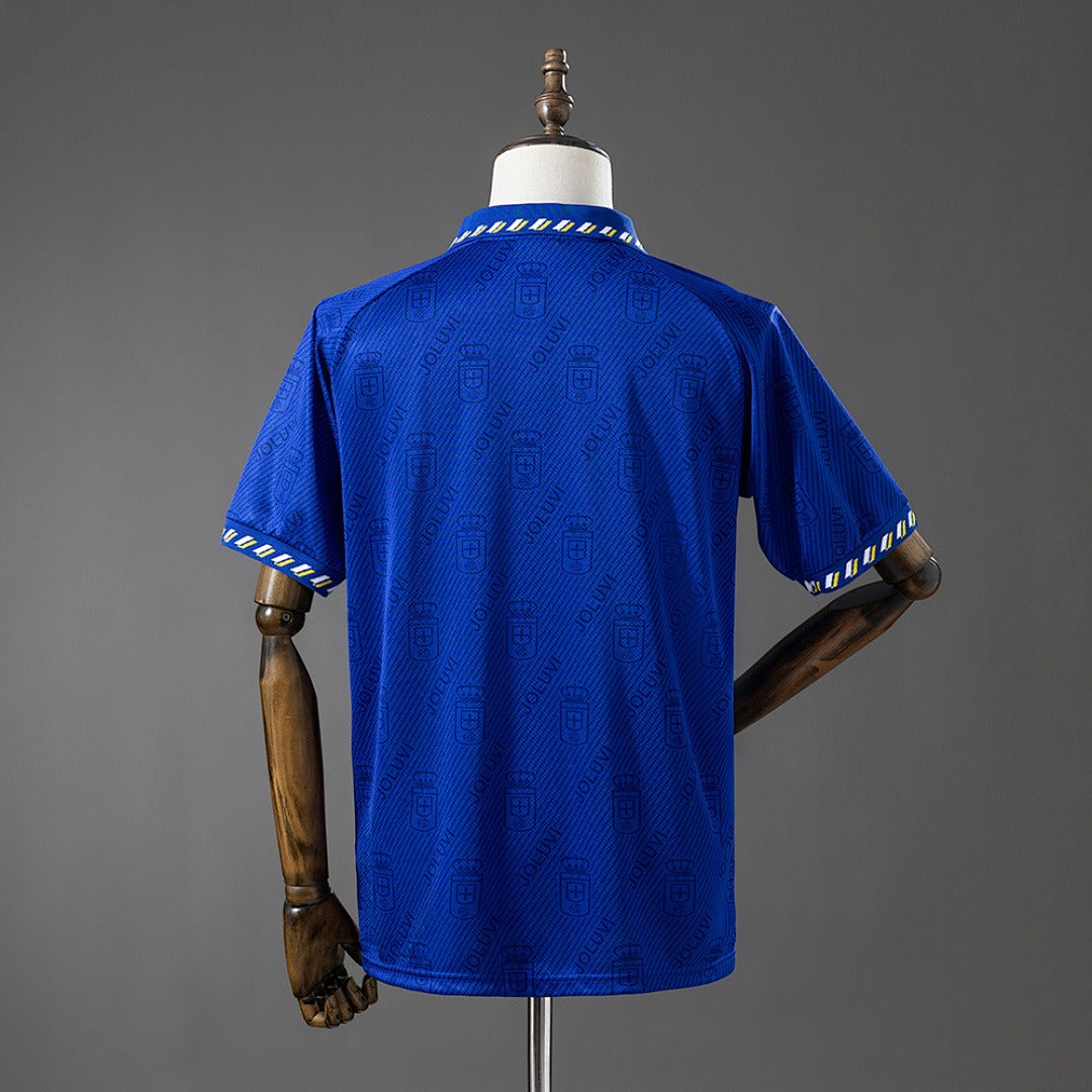 Maillot domicile rétro du Real Oviedo 1995-1996