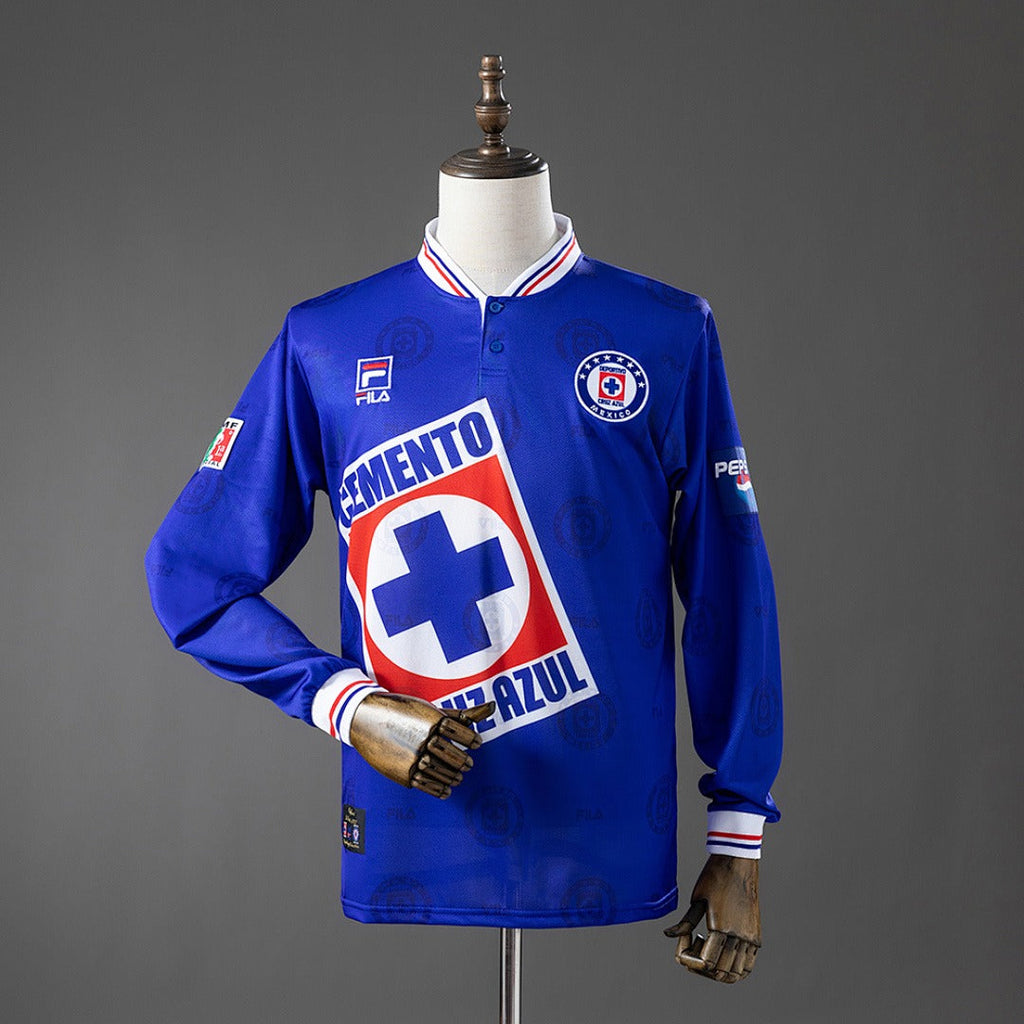 Retro Cruz Azul 1998 Home Long-Sleeve