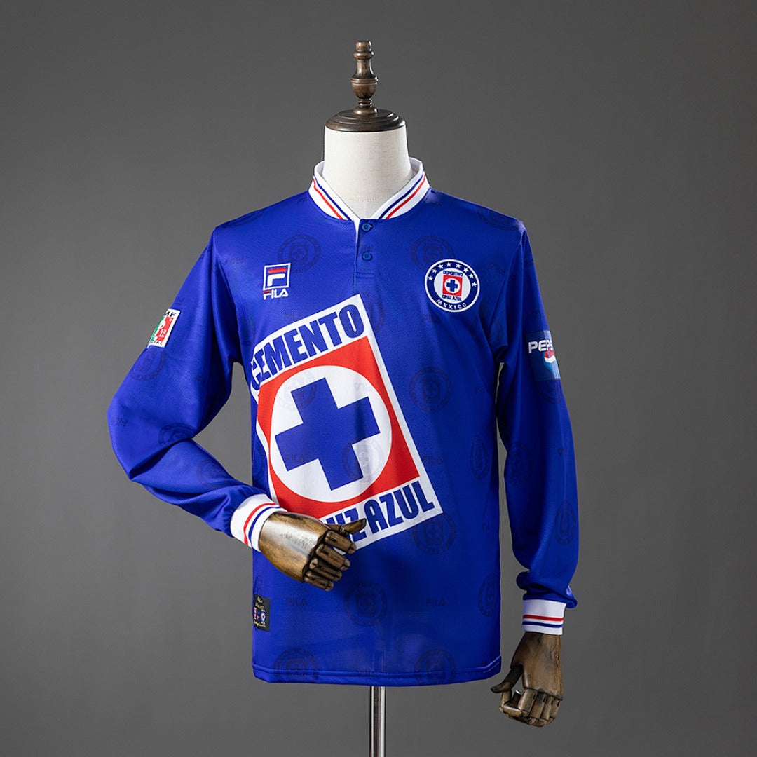 Retro Cruz Azul 1998 Home Long-Sleeve