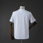 T-shirt Real Madrid Terrace Icons Blanc Bleu