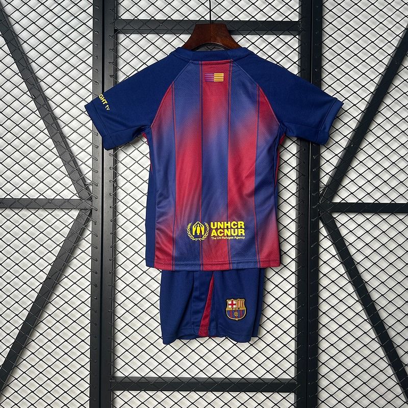 Enfants Barcelone domicile 2025-2026 Image secondaire du produit