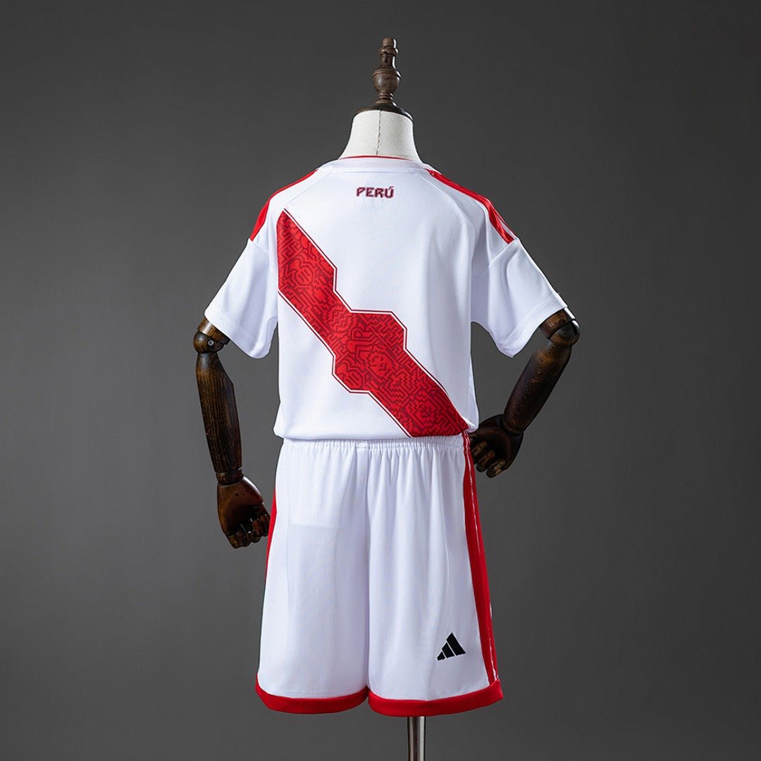 Kids Peru national 2026 Home - WCFOOTBALLSUIT
